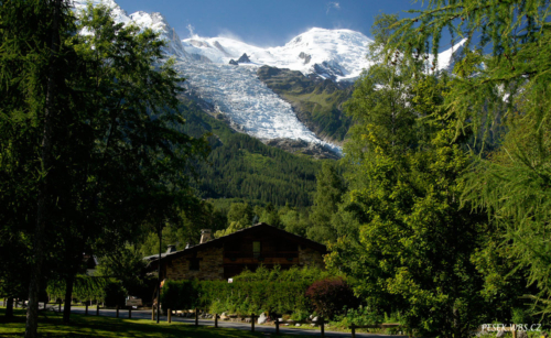 Mont Blanc z Chamonix