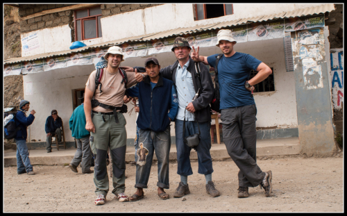 Vesnice Waqueria - konec treku Santa Cruz